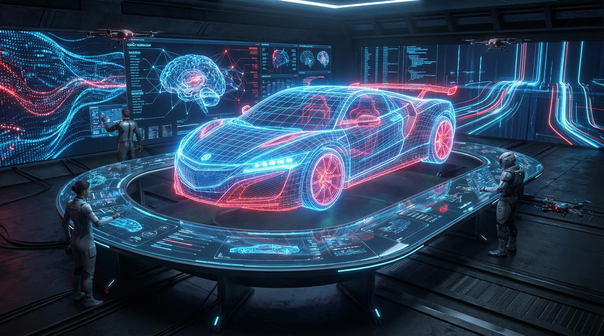 17c一起草AI汽车改装设计